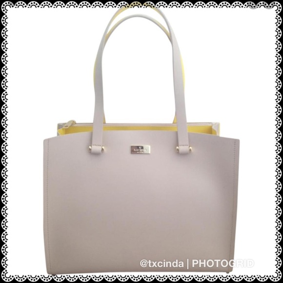kate spade Handbags - KATE SPADE Pumice Leather Kyra Arbour Hill Tote